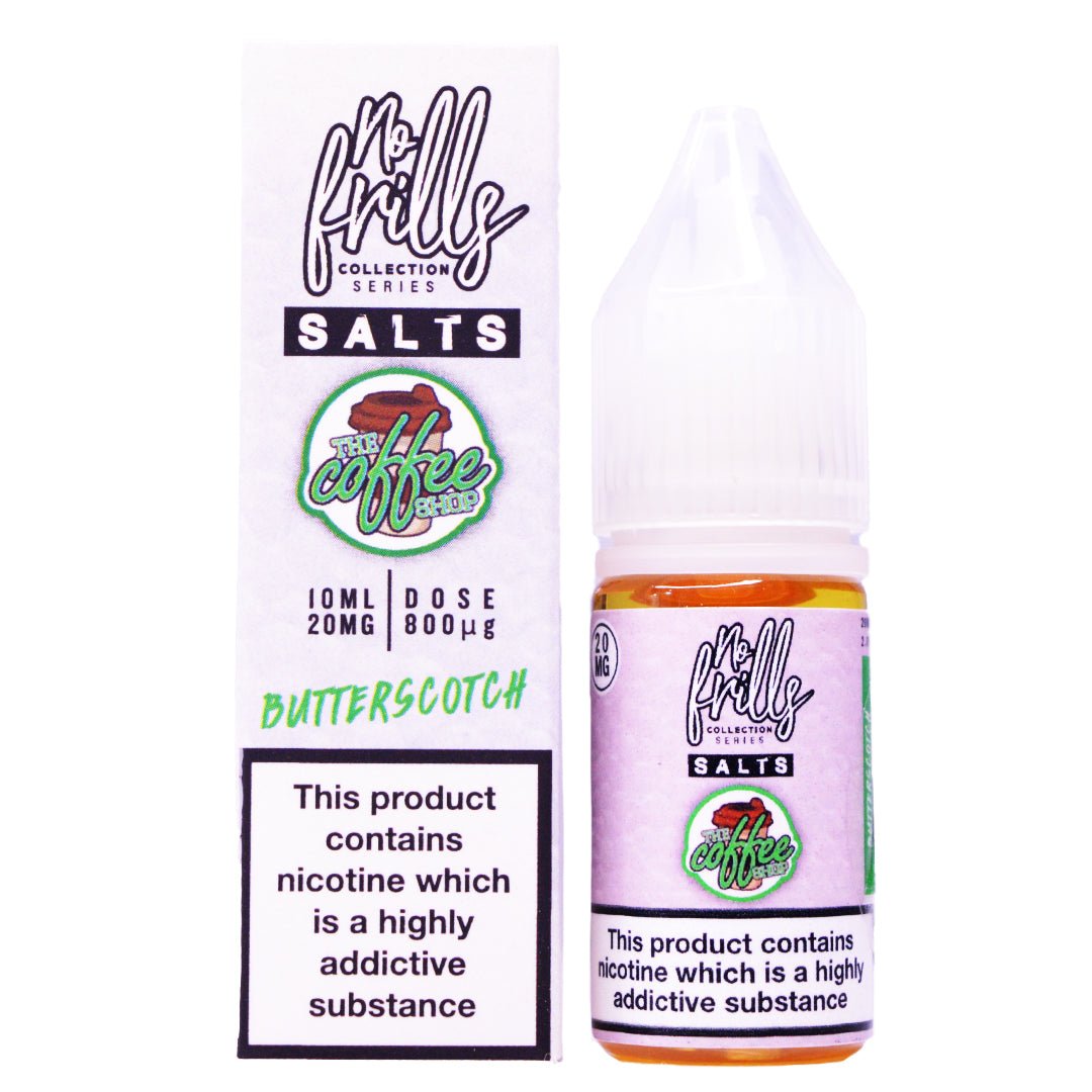 Butterscotch Coffee 10ml Nic Salt By No Frills - Prime Vapes UK