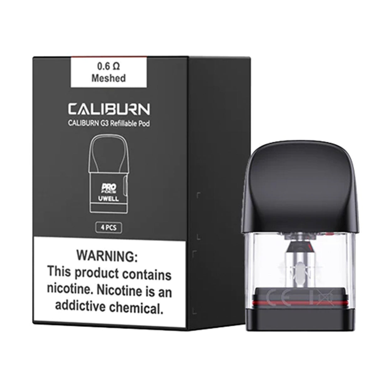 Caliburn G3 Replacement Pods By Uwell - Pack Of 4 - Prime Vapes UK