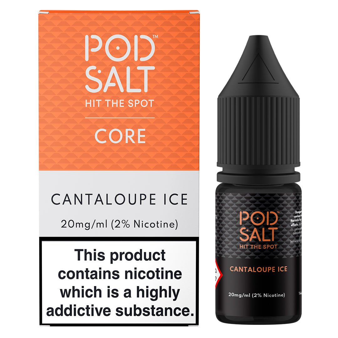Cantaloupe Ice 10ml Nic Salt By Pod Salt - Prime Vapes UK