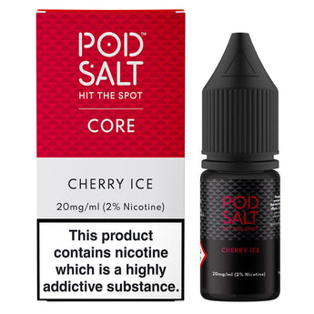 Cherry Ice 10ml Nic Salt By Pod Salt - Prime Vapes UK