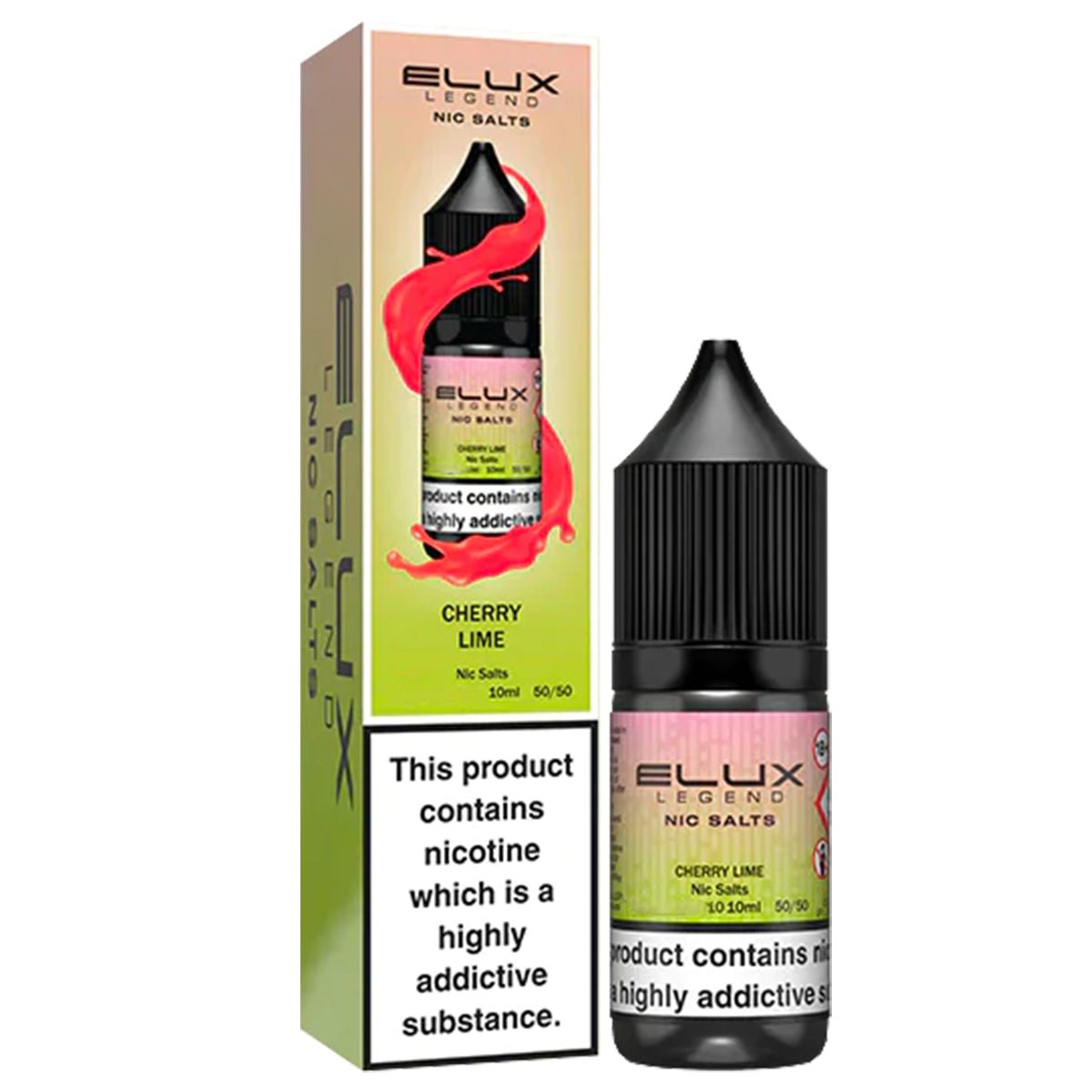 Cherry Lime 10ml Nic Salt E-liquid By Elux Legend - Prime Vapes UK