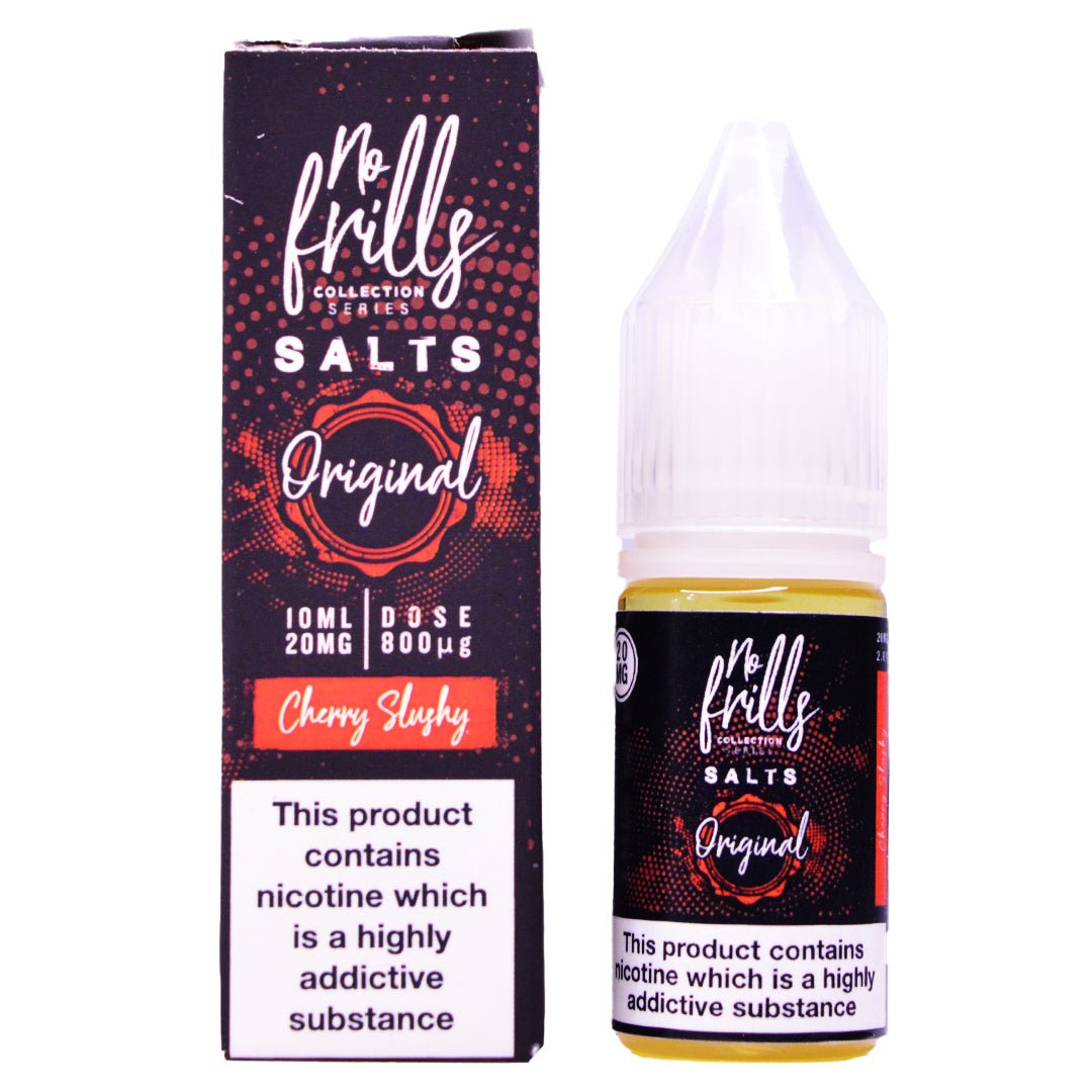 Cherry Slushy 10ml Nic Salt By No Frills - Prime Vapes UK