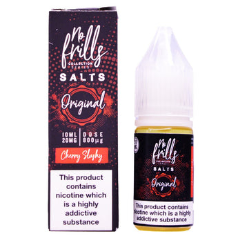 Cherry Slushy 10ml Nic Salt By No Frills - Prime Vapes UK