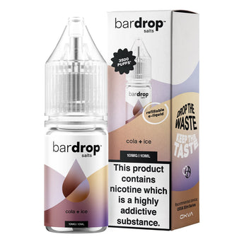 Cola Ice 10ml Nic Salt By Bar Drop Salts - Prime Vapes UK