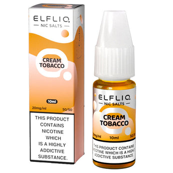 Cream Tobacco 10ml Nic Salt By Elf Bar Elfliq - Prime Vapes UK