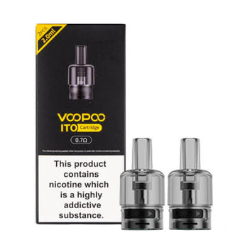 Doric ITO Replacement Pods & Coils By Voopoo - 2 Pack - Prime Vapes UK