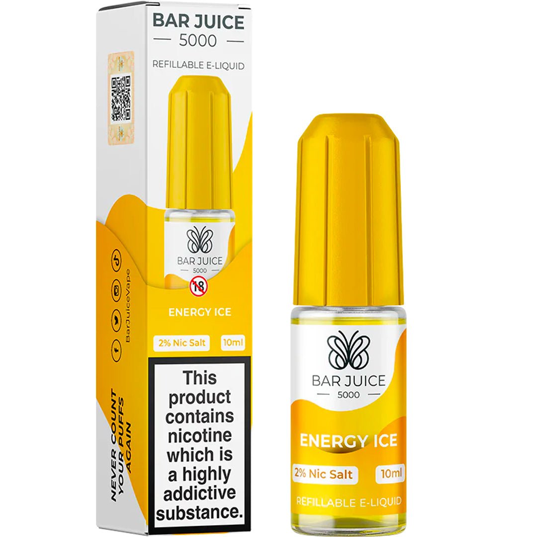Energy Ice 10ml Nic Salt E-liquid By Bar Juice 5000 - Prime Vapes UK