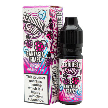 Fantasia Grape 10ml Nic Salt By Seriously Fusionz - Prime Vapes UK