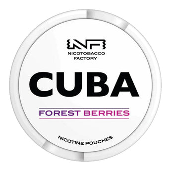 Forest Berries Nicotine Pouches By Cuba White - Prime Vapes UK