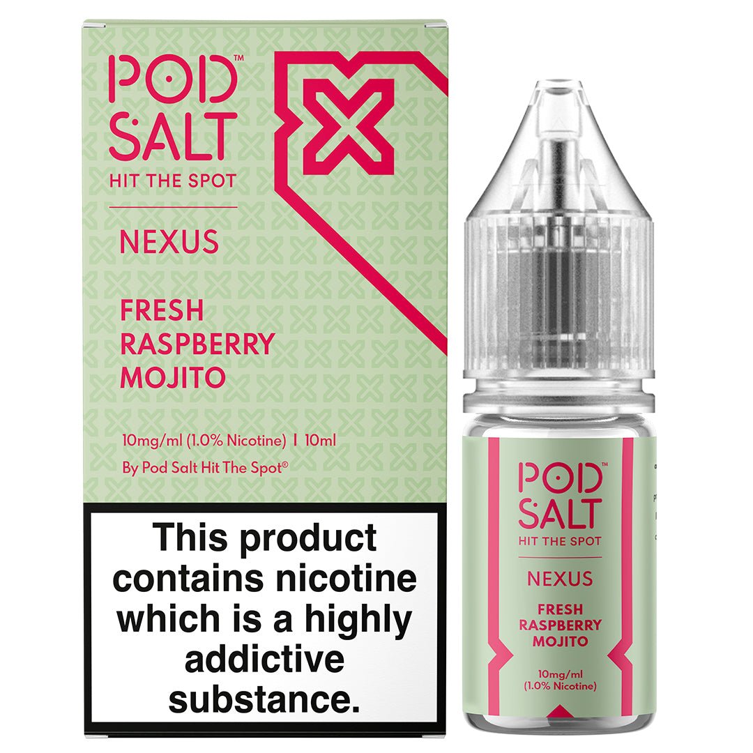 Fresh Raspberry Mojito 10ml Nic Salt By Pod Salt Nexus - Prime Vapes UK