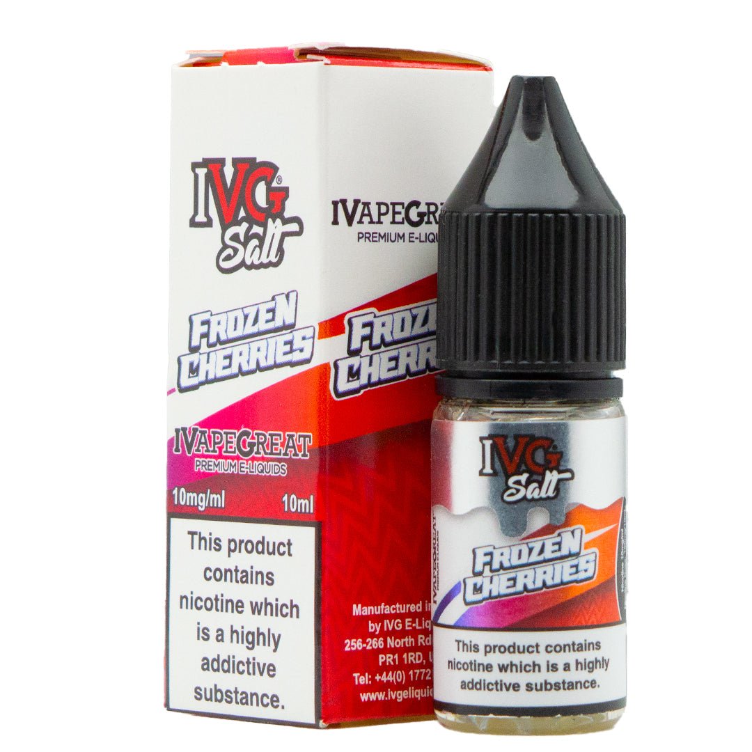 Frozen Cherries 10ml Nic Salt By IVG - Prime Vapes UK