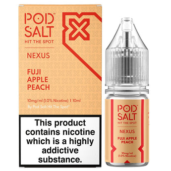 Fuji Apple Peach 10ml Nic Salt By Pod Salt Nexus - Prime Vapes UK