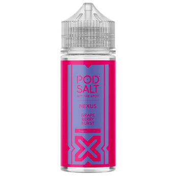 Grape Berry Burst 100ml Shortfill By Pod Salt Nexus - Prime Vapes UK