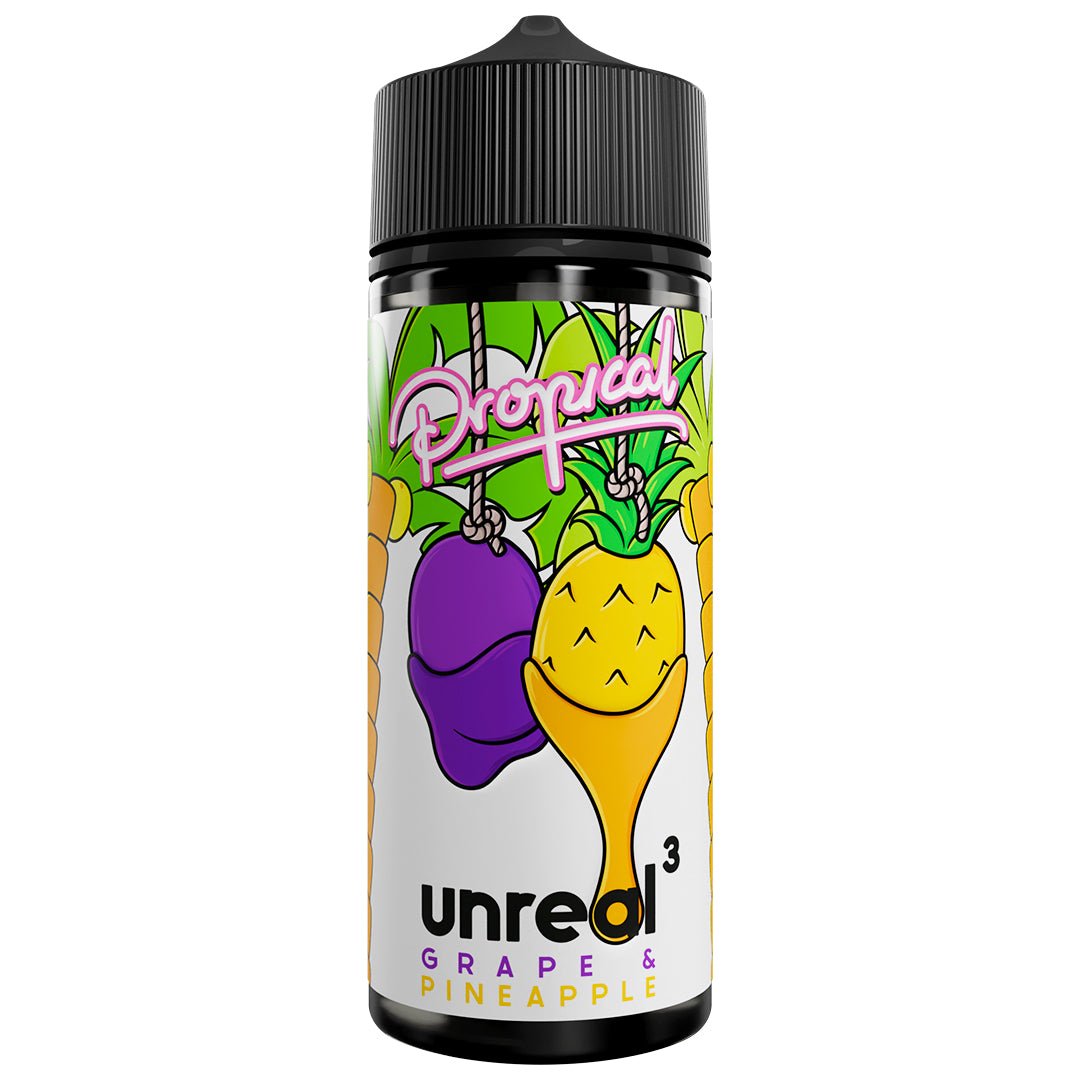 Grape Pineapple 100ml Shortfill By Unreal 3 - Prime Vapes UK