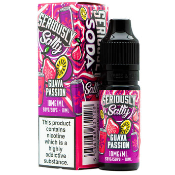 Guava Passion 10ml Nic Salt by Seriously Soda - Prime Vapes UK