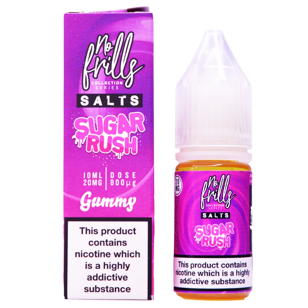 Gummy 10ml Nic Salt By No Frills Sugar Rush - Prime Vapes UK