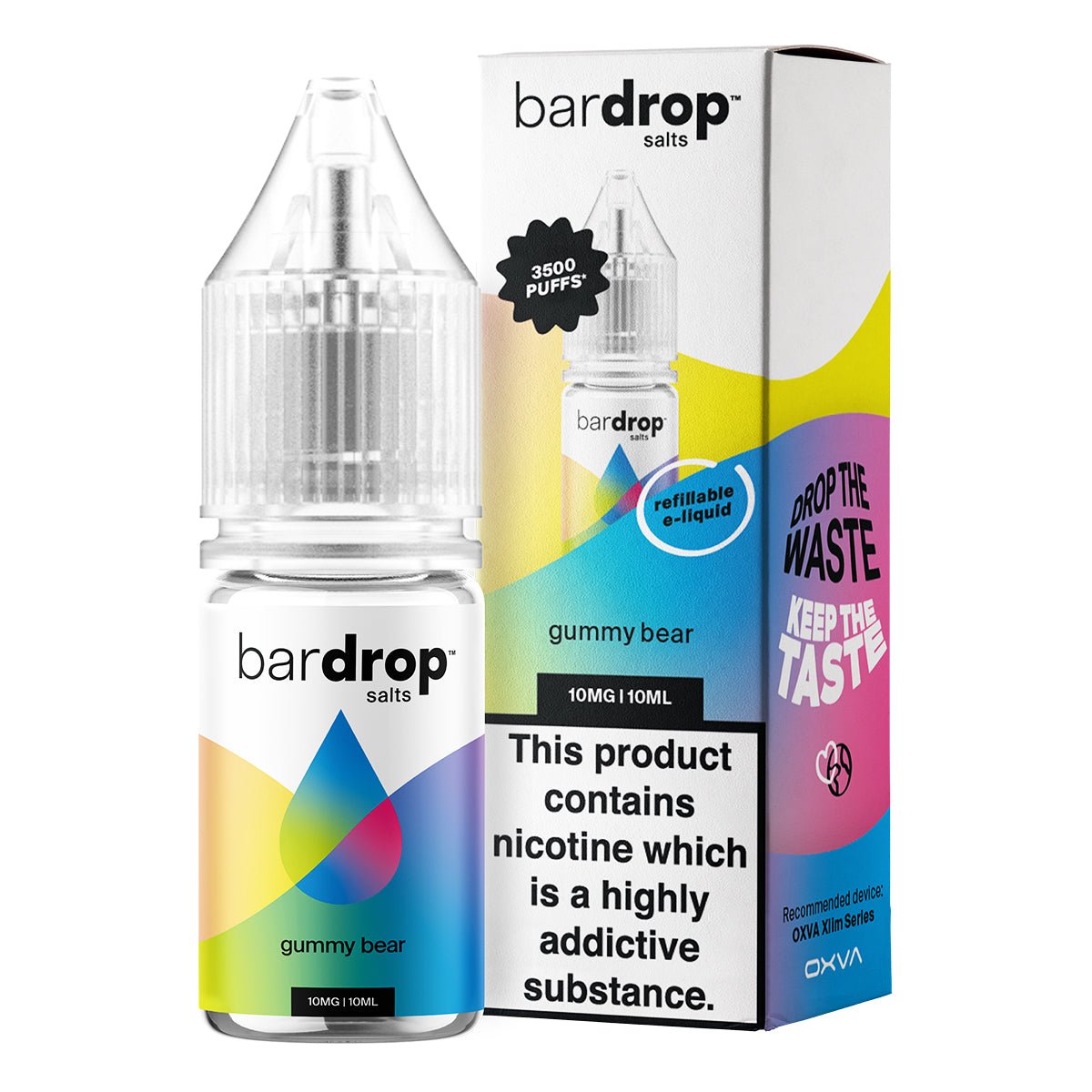 Gummy Bear 10ml Nic Salt By Bar Drop Salts - Prime Vapes UK