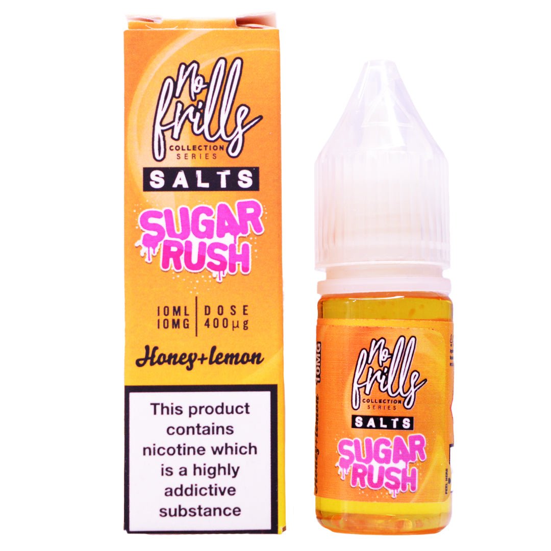 Honey Lemon 10ml Nic Salt By No Frills Sugar Rush - Prime Vapes UK