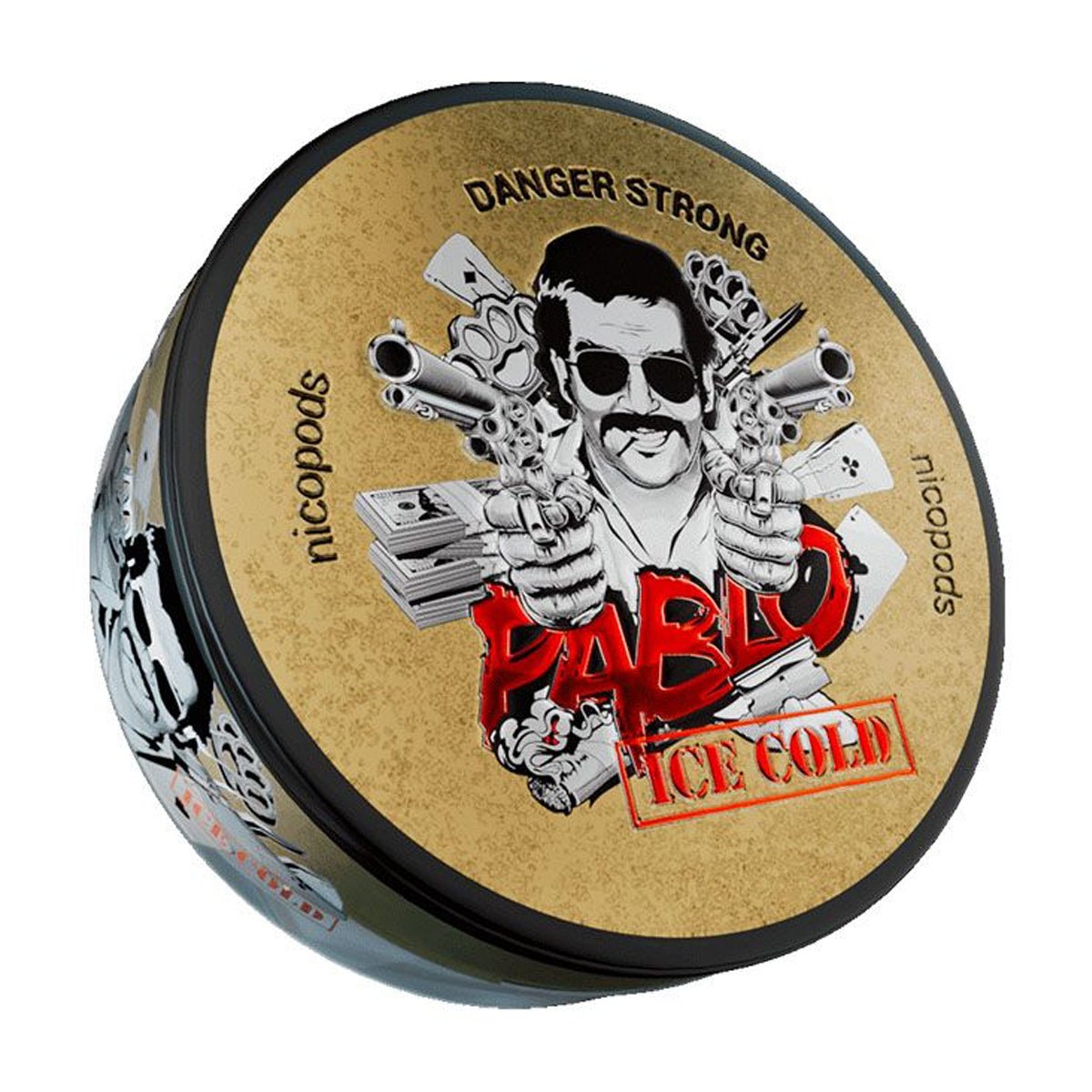 Ice Cold Nicotine Pouches By Pablo Danger Strong - Prime Vapes UK