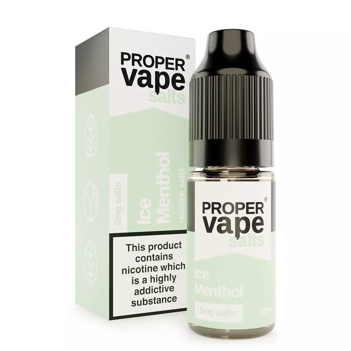 Ice Menthol 10ml Nic Salt E-liquid By Proper Vape - Prime Vapes UK