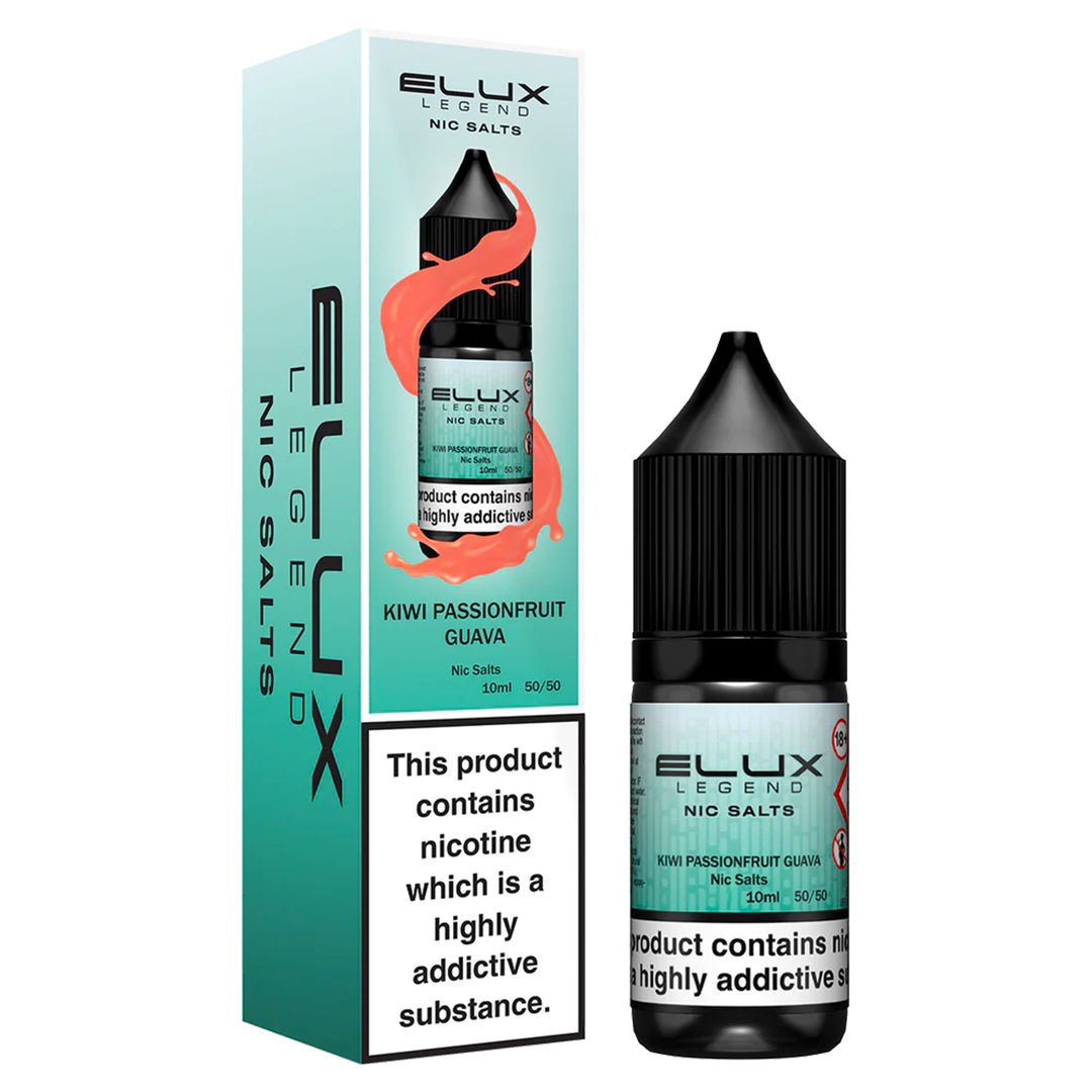 Kiwi Passionfruit Guava 10ml Nic Salt E-liquid By Elux Legend - Prime Vapes UK