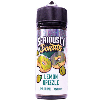 Lemon Drizzle 100ml Shortfill E-liquid By Seriously Donuts - Prime Vapes UK