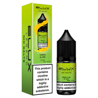 Lemon & Lime 10ml Nic Salt E-liquid By Elux Legend - Prime Vapes UK