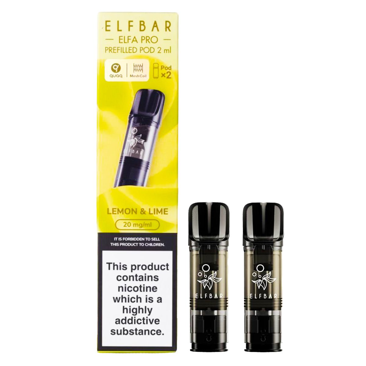 Lemon Lime Elfa Pro Prefilled Pod by Elf Bar - Prime Vapes UK