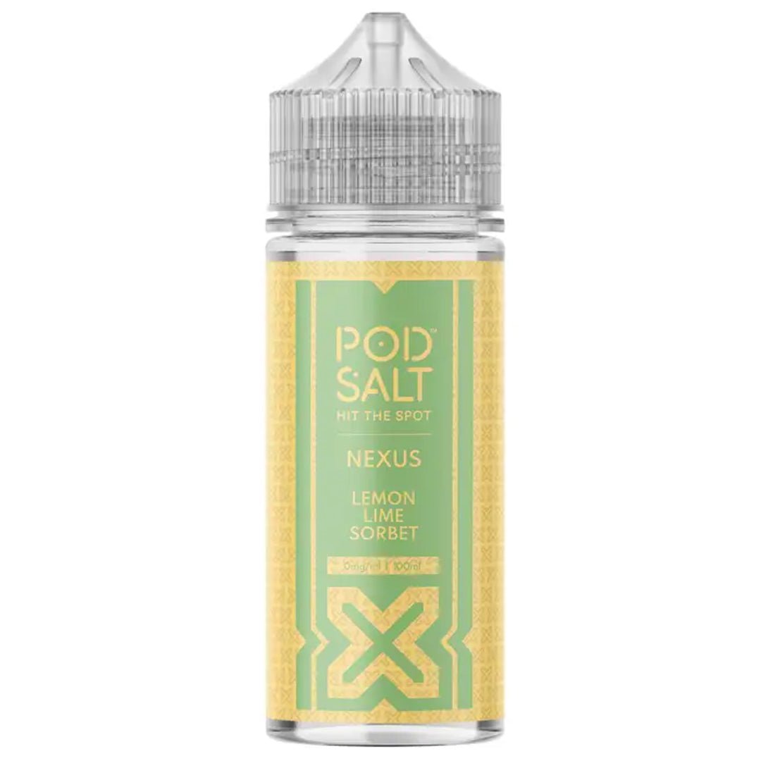 Lemon Lime Sorbet 100ml Shortfill By Pod Salt Nexus - Prime Vapes UK