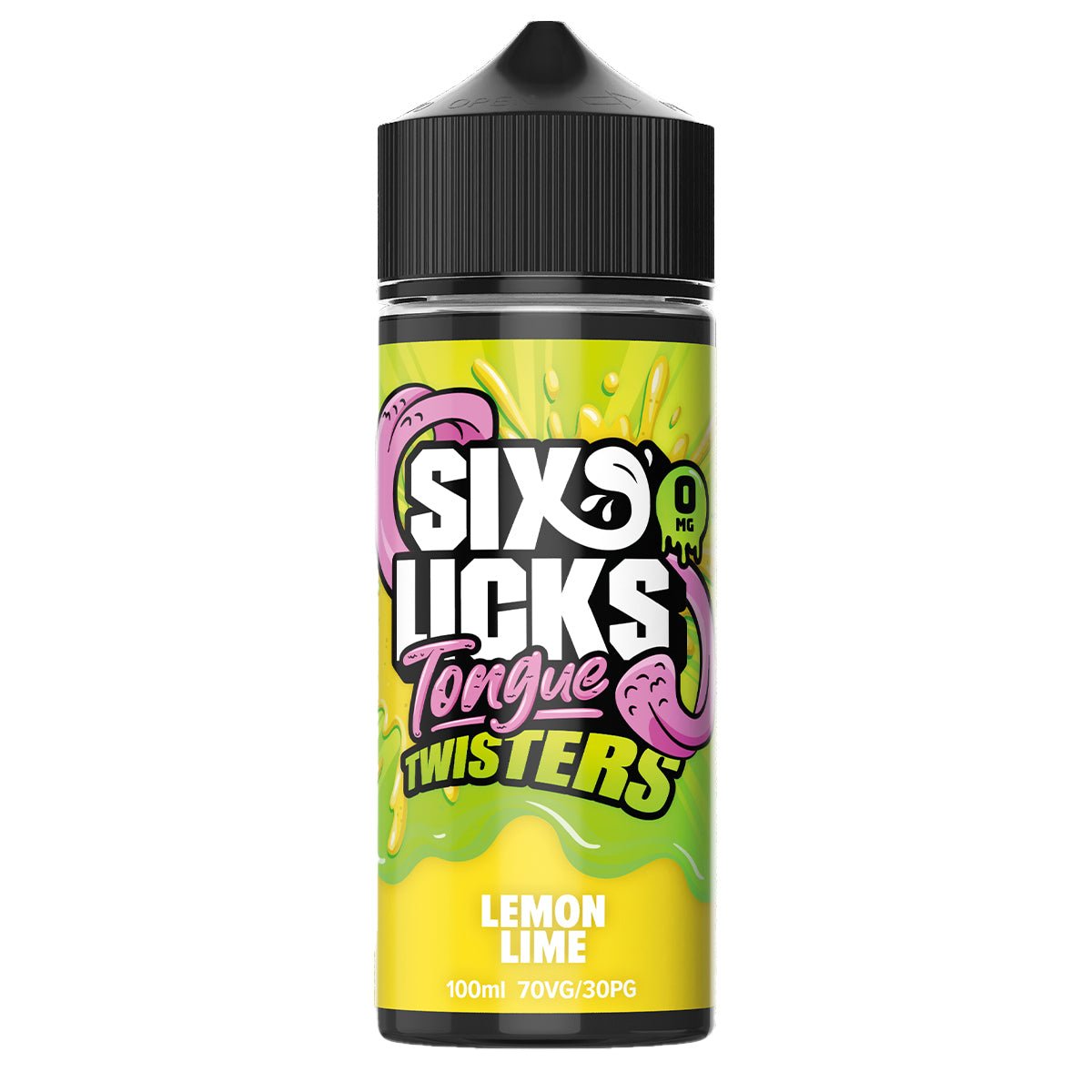 Lemon Lime Tongue Twisters 100ml Shortfill By Six Licks - Prime Vapes UK