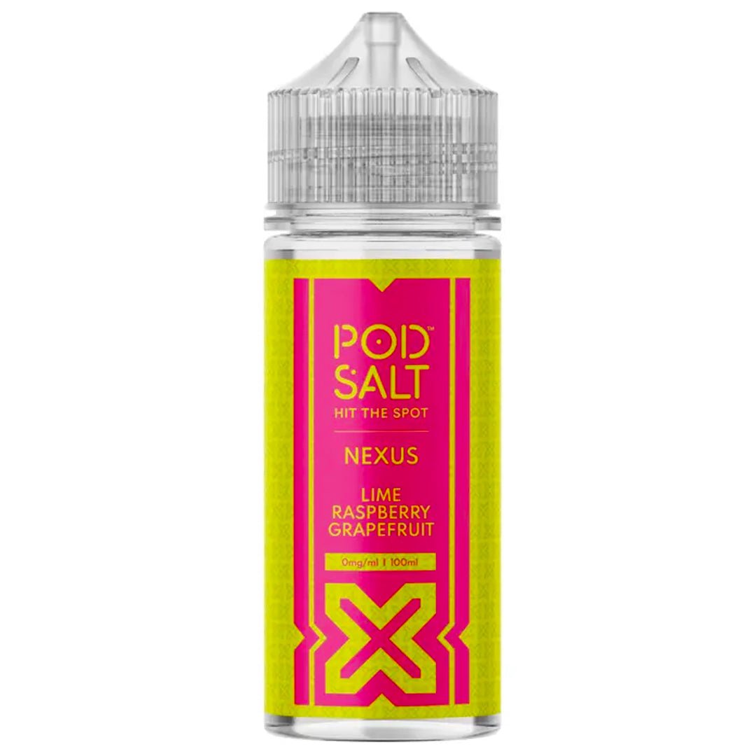 Lime Raspberry Grapefruit 100ml Shortfill By Pod Salt Nexus - Prime Vapes UK