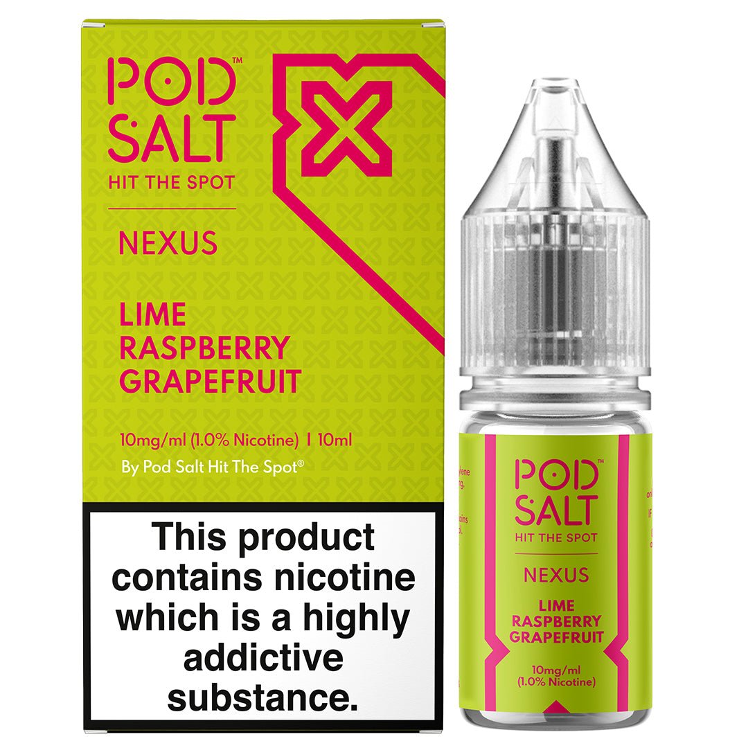 Lime Raspberry Grapefruit 10ml Nic Salt By Pod Salt Nexus - Prime Vapes UK