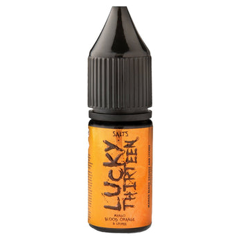 Mango Blood Orange and Lychee 10ml Nic Salt By Lucky Thirteen - Prime Vapes UK