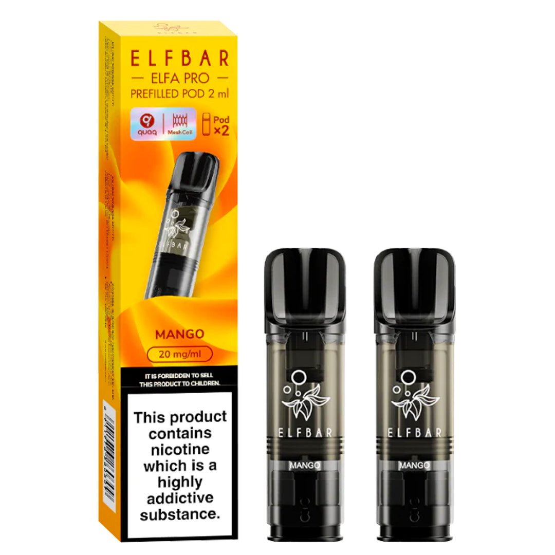 Mango Elfa Pro Prefilled Pod by Elf Bar - Prime Vapes UK
