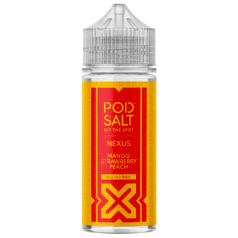 Mango Strawberry Peach 100ml Shortfill By Pod Salt Nexus - Prime Vapes UK