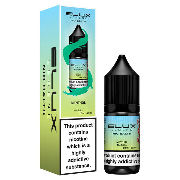 Menthol 10ml Nic Salt E-liquid By Elux Legend – Prime Vapes UK