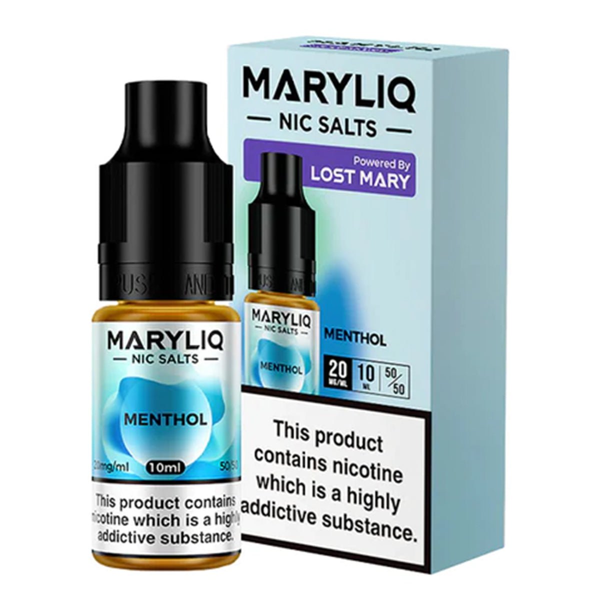 Menthol 10ml Nic Salt E-liquid By MaryLiq - Prime Vapes UK