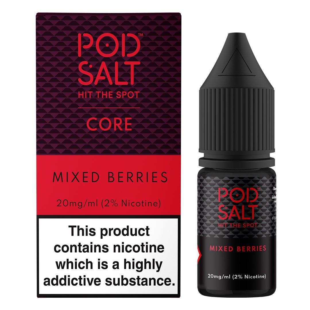 Mixed Berries 10ml Nic Salt By Pod Salt - Prime Vapes UK