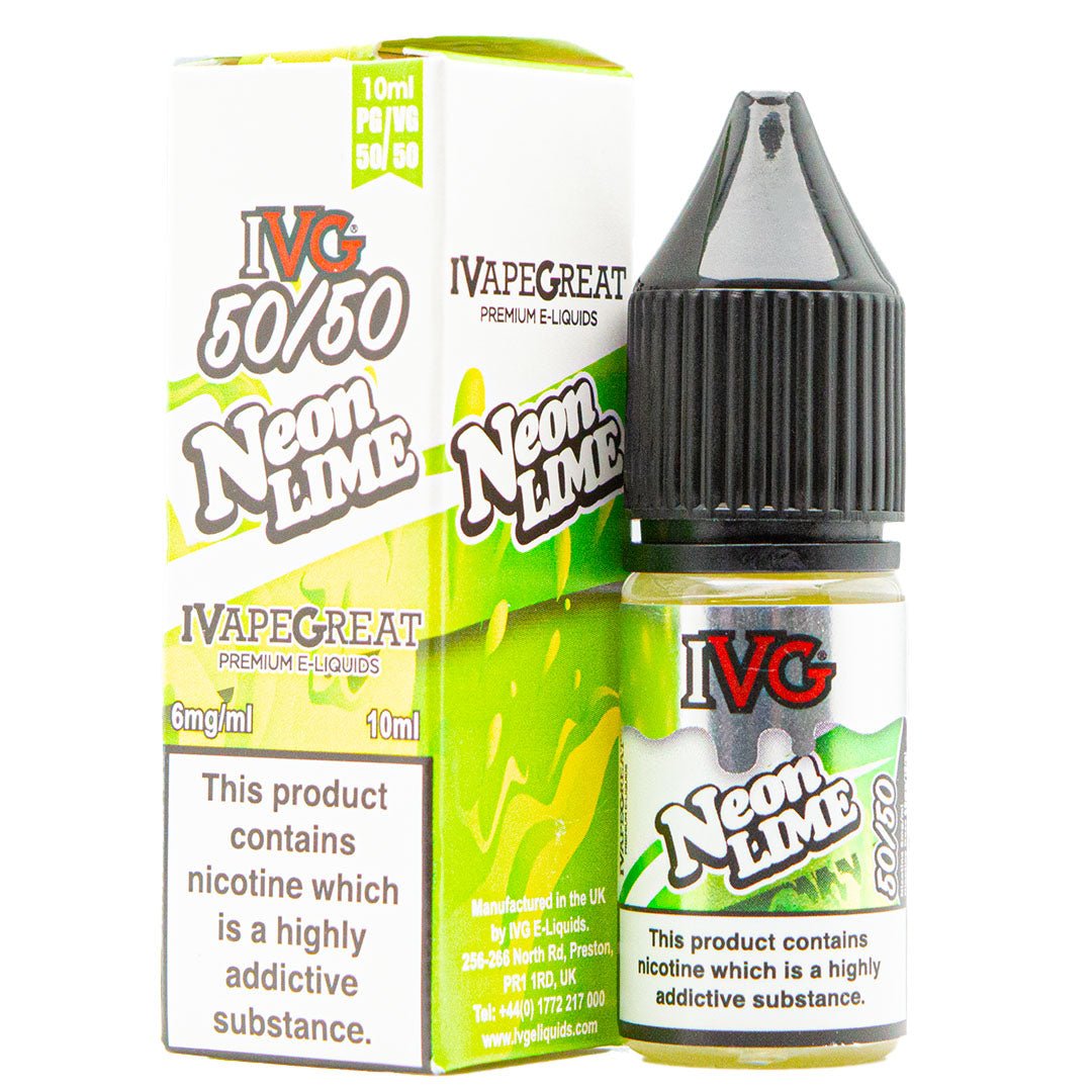 Neon Lime 10ml E Liquid By IVG - Prime Vapes UK