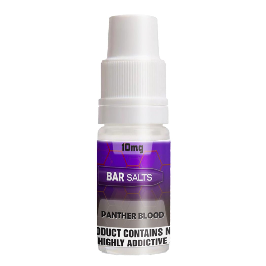 Panther Blood 10ml Nic Salt E-liquid By Bar Salts - Prime Vapes UK