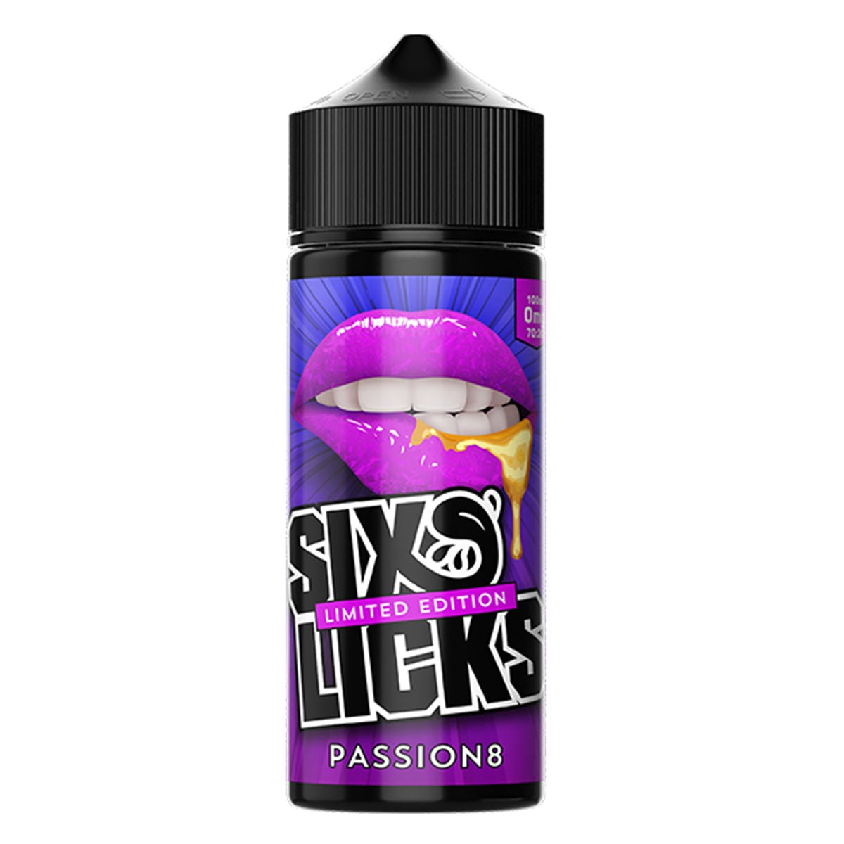 Passion8 100ml Shortfill By Six Licks - Prime Vapes UK