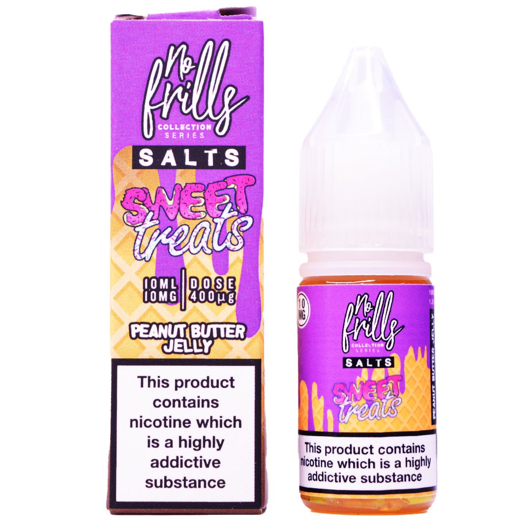 Peanut Butter Jelly 10ml Nic Salt By No Frills Sweet Treats - Prime Vapes UK