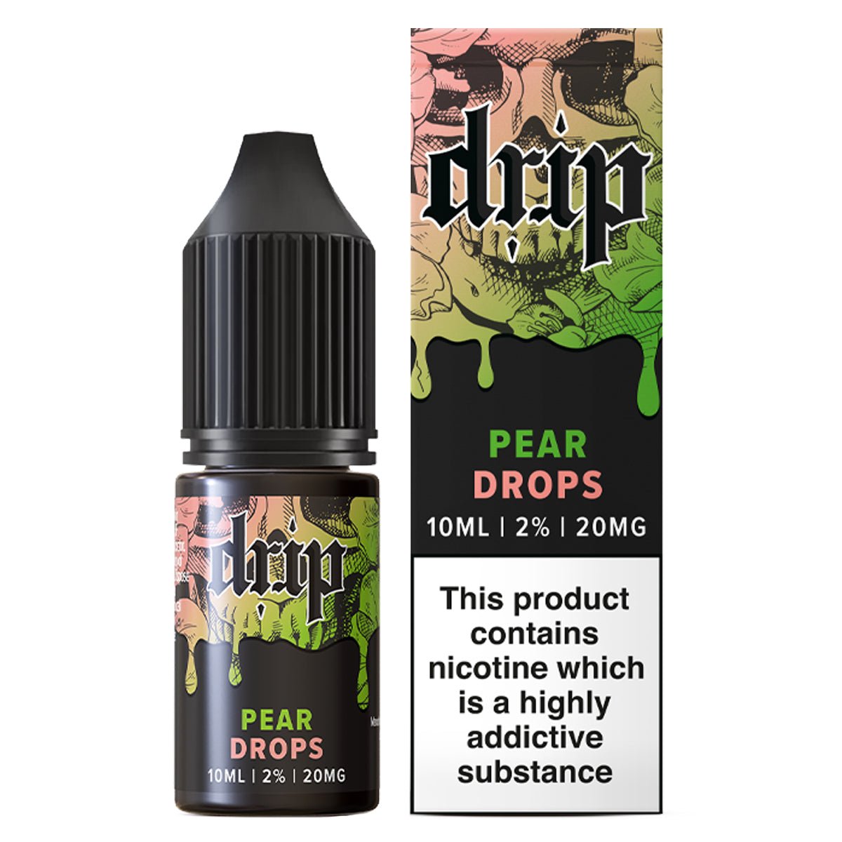 Pear Drops 10ml Nic Salt By Drip - Prime Vapes UK