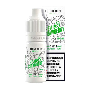 Pear & Strawberry 10ml Nic Salt E-liquid By Future Juice - Prime Vapes UK