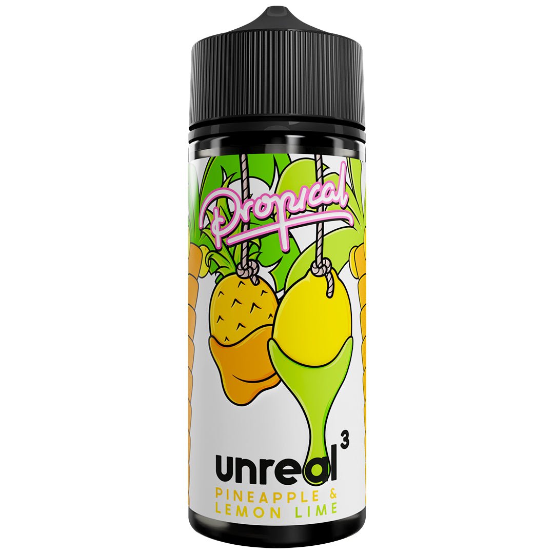 Pineapple Lemon Lime 100ml Shortfill By Unreal 3 - Prime Vapes UK