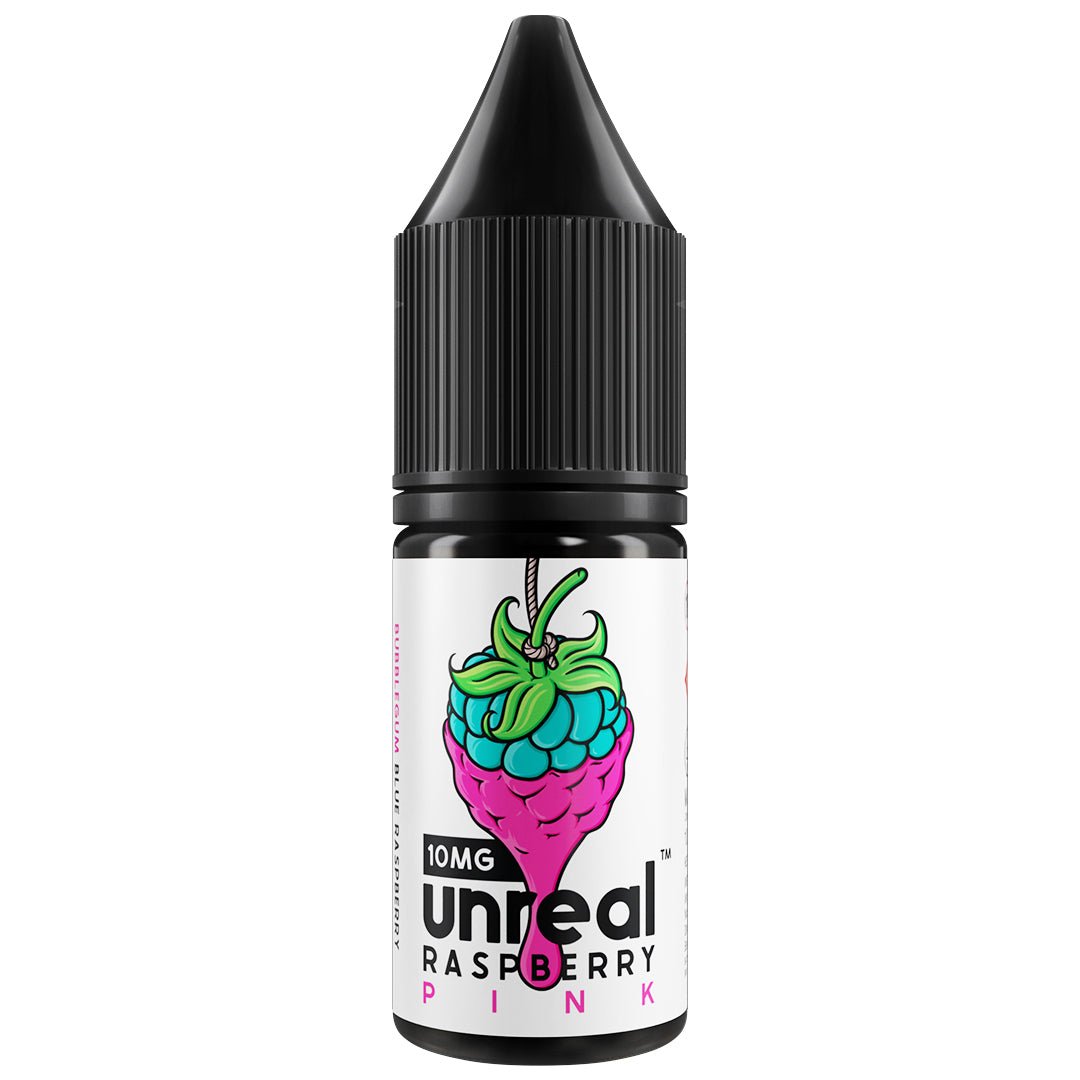 Pink 10ml Nic Salt E-liquid By Unreal Raspberry - Prime Vapes UK