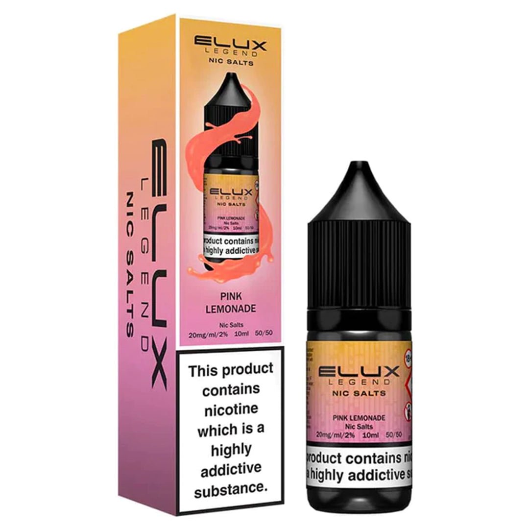 Pink Lemonade 10ml Nic Salt E-liquid By Elux Legend - Prime Vapes UK