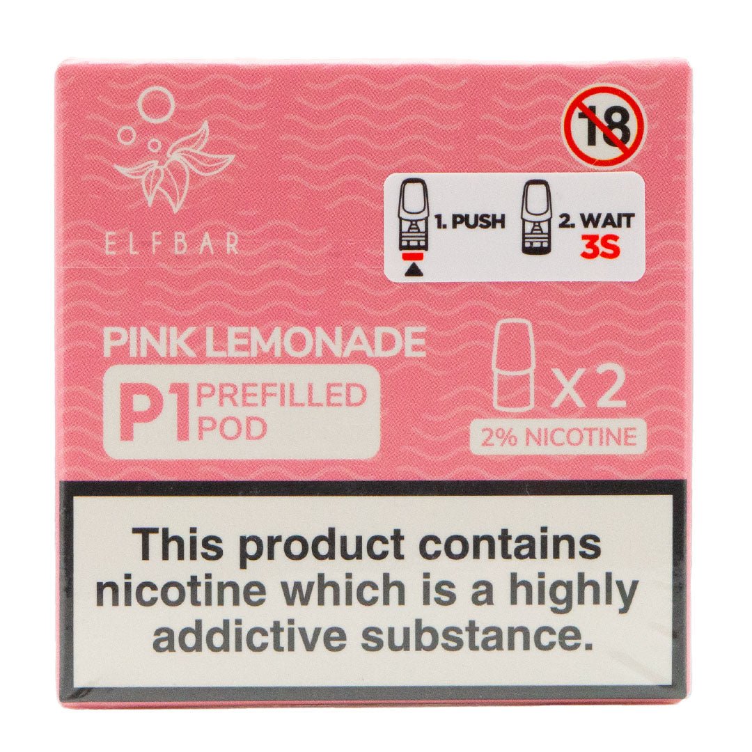 Pink Lemonade P1 Prefilled Pod by Elf Bar Mate 500 - Prime Vapes UK