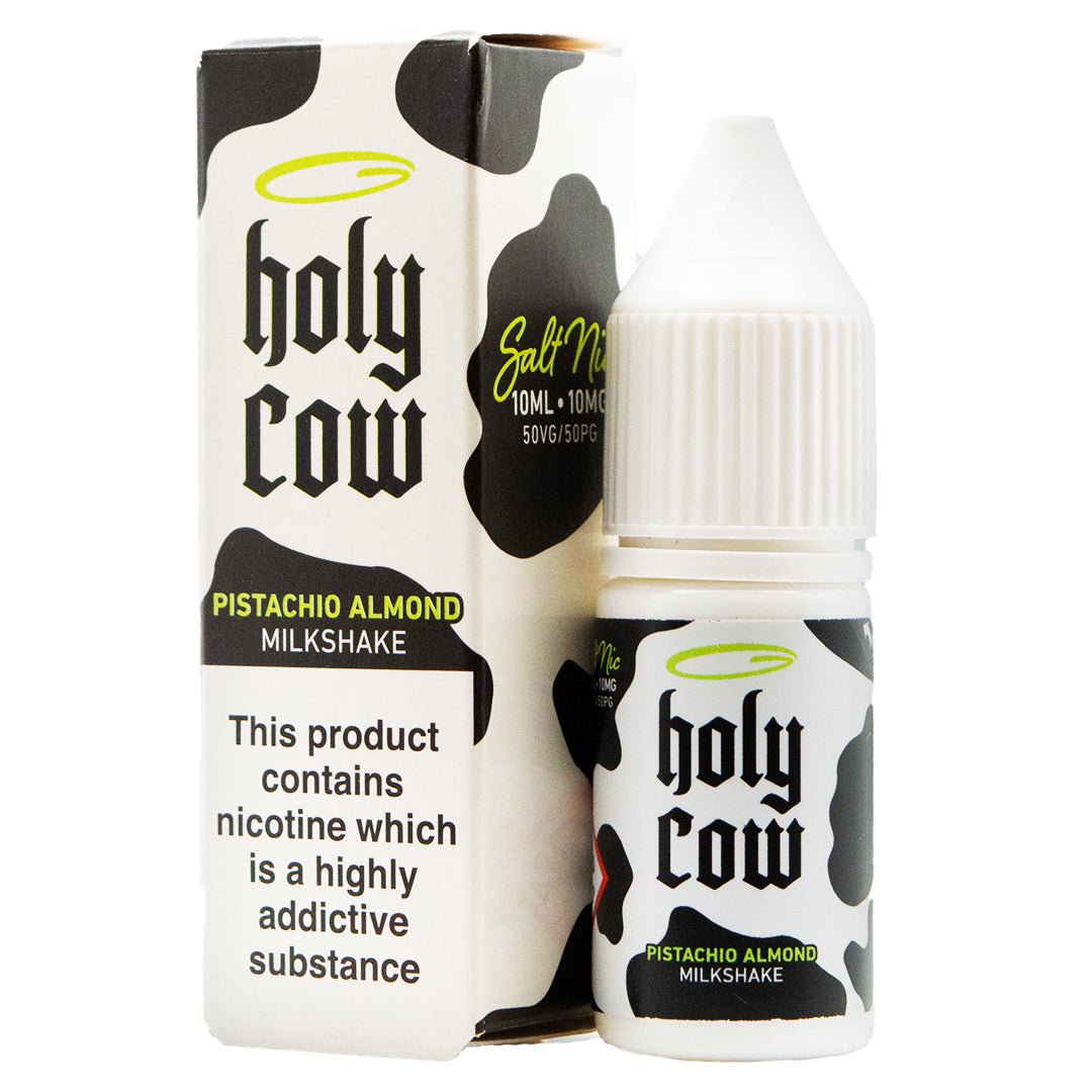 Pistachio Almond Milkshake 10ml Nic Salt By Holy Cow - Prime Vapes UK