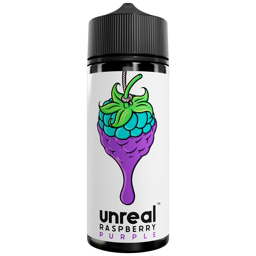Purple 100ml Shortfill By Unreal Raspberry - Prime Vapes UK